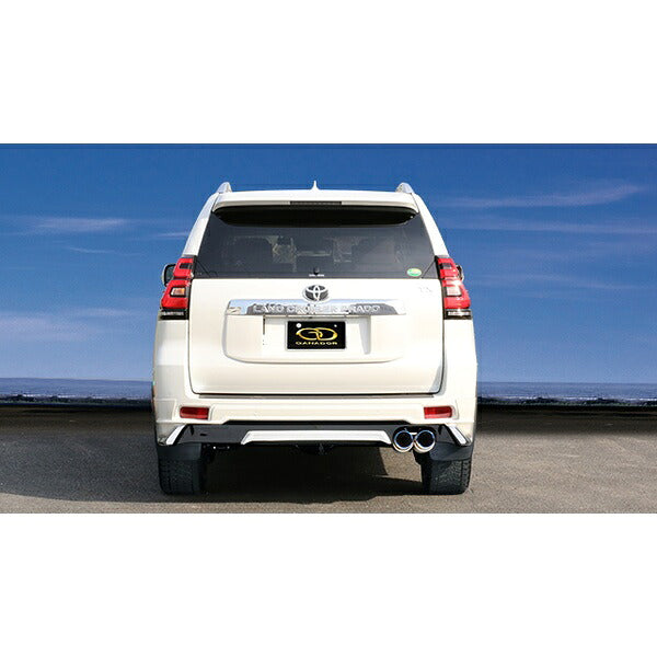 GANADOR Vertex 4WD/SUV ランドクルーザー プラド 3DA-GDJ150W/151W LDA-GDJ150W/151W H29 9〜 （後期用） 【GVE-025MBL】 マフラー ガナドール バーテックス 4WD/SUV