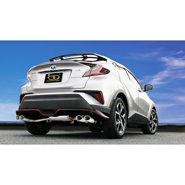 GANADOR Vertex 4WD/SUV C-HRガソリンターボ DBA-NGX10 3BA-NGX10 （6MT/CVT） 共通 H30.5〜 【GVE-039DPO】 マフラー ガナドール バーテックス 4WD/SUV