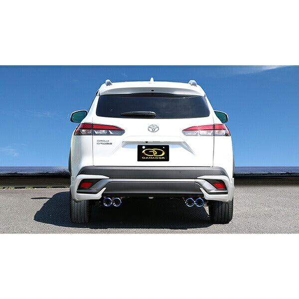 GANADOR Vertex 4WD/SUV カローラクロス（前期） 3BA-ZSG10 R3.9〜R5.10 【GVS-057BL】 マフラー ガナドール バーテックス 4WD/SUV