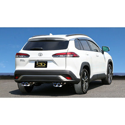 GANADOR Vertex 4WD/SUV カローラクロス（前期） 3BA-ZSG10 R3.9〜R5.10 【GVS-057BL】 マフラー ガナドール バーテックス 4WD/SUV