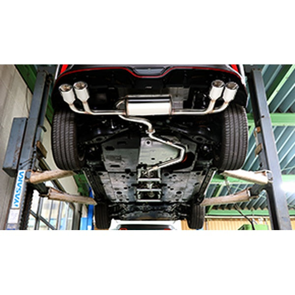 GANADOR Vertex 4WD/SUV C-HRガソリンターボ DBA-NGX10 3BA-NGX10 （6MT/CVT） 共通 H30.5〜 【GVE-039DPO】 マフラー ガナドール バーテックス 4WD/SUV