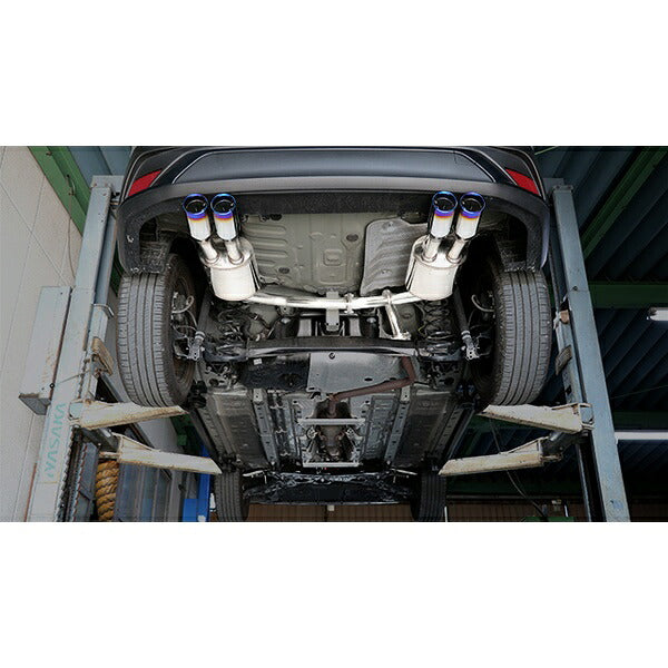 GANADOR Vertex 4WD/SUV カローラクロス（前期） 3BA-ZSG10 R3.9〜R5.10 【GVS-057BL】 マフラー ガナドール バーテックス 4WD/SUV