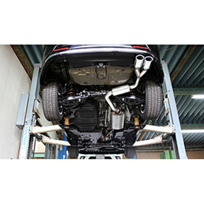 GANADOR Vertex 4WD/SUV ハリアー DBA-ZSU60W ZSU65W モデリスタリヤスカート付専用 H25.12〜H29.5 【GDE-640M】 マフラー ガナドール バーテックス 4WD/SUV
