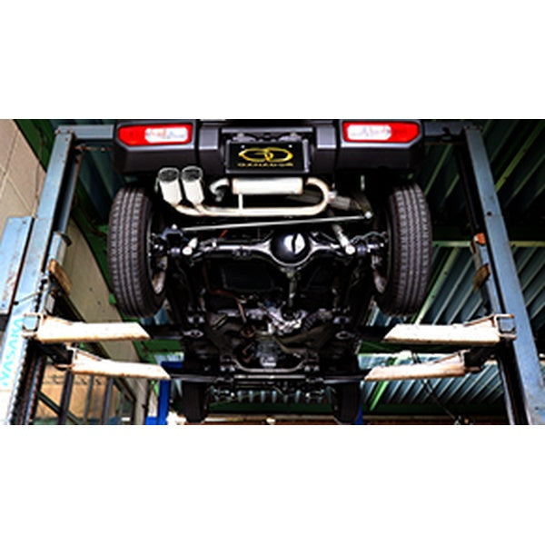 GANADOR Vertex 4WD/SUV ジムニー 3BA-JB64W H30.7〜 【GDE-157Q】 マフラー ガナドール バーテックス 4WD/SUV