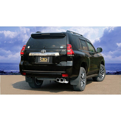 GANADOR Vertex 4WD/SUV ランドクルーザー プラド 3BA-TRJ150W CBA-TRJ150W H27.6〜 【GVE-029PO】 マフラー ガナドール バーテックス 4WD/SUV