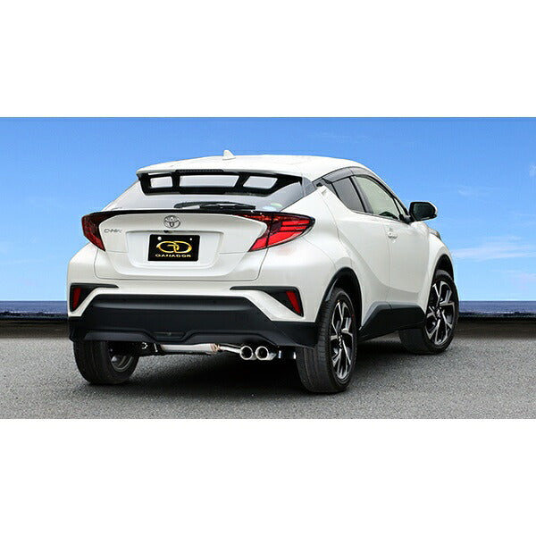 GANADOR Vertex 4WD/SUV C-HRハイブリッド DAA-ZYX10 6AA-ZYX11 H28.12〜 【GVE-030PO】 マフラー ガナドール バーテックス 4WD/SUV