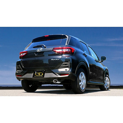 GANADOR Vertex 4WD/SUV ロッキー 5BA-A200S R1.11〜R3.10 【GVE-046PO】 マフラー ガナドール バーテックス 4WD/SUV