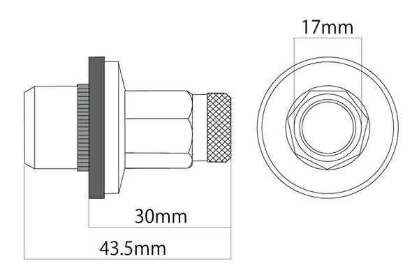 DIGICAM トヨタ純正アルミホイール専用チタンレーシングナット トヨタ 汎用品 TNF15R-TOYOTA