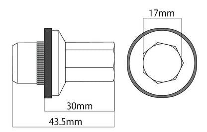 DIGICAM トヨタ純正アルミホイール専用チタンレーシングナット トヨタ 汎用品 TNF15-TOYOTA16