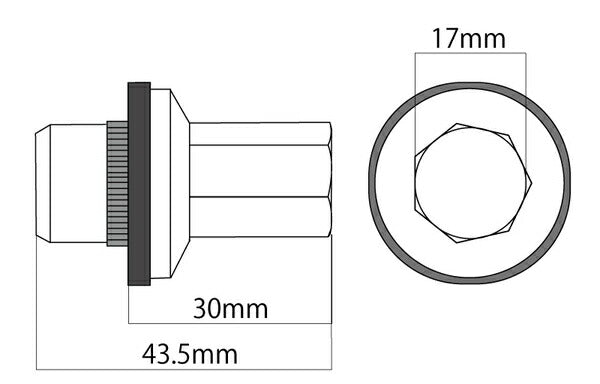 DIGICAM トヨタ純正アルミホイール専用チタンレーシングナット トヨタ 汎用品 TNF15-TOYOTA