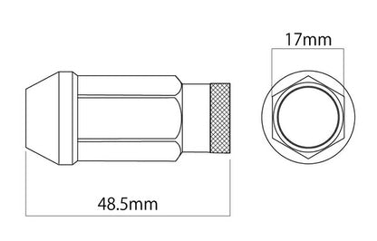 DIGICAM チタンレーシングナット 汎用品 TNK12-DIGICAM16/TNK15-DIGICAM16