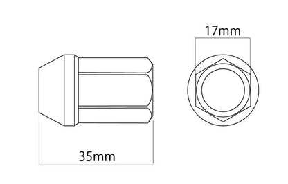 DIGICAM チタンレーシングナット 汎用品 TNF12-DIGICAM16/TNF15-DIGICAM16
