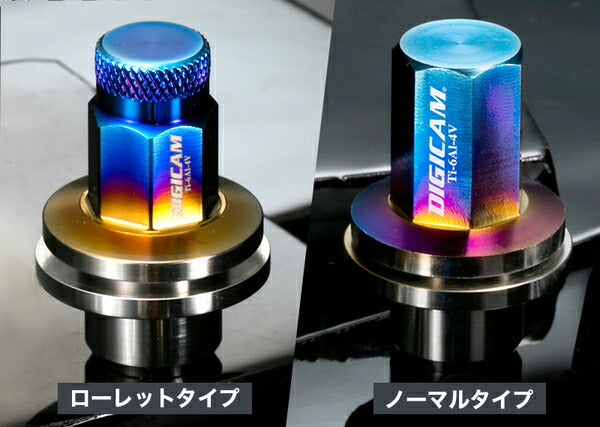 DIGICAM トヨタ純正アルミホイール専用チタンレーシングナット トヨタ 汎用品 TNF15R-TOYOTA16