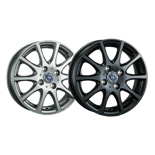 LA STRADA(阿部商会) TIRADO ETA 【14×4.5J 4-100 INSET45】 マツダ フレアワゴンタフスタイル/フレアワゴンカスタムスタイル MM53S 2018/02〜 LETA445C45HS/LETA445C45GG