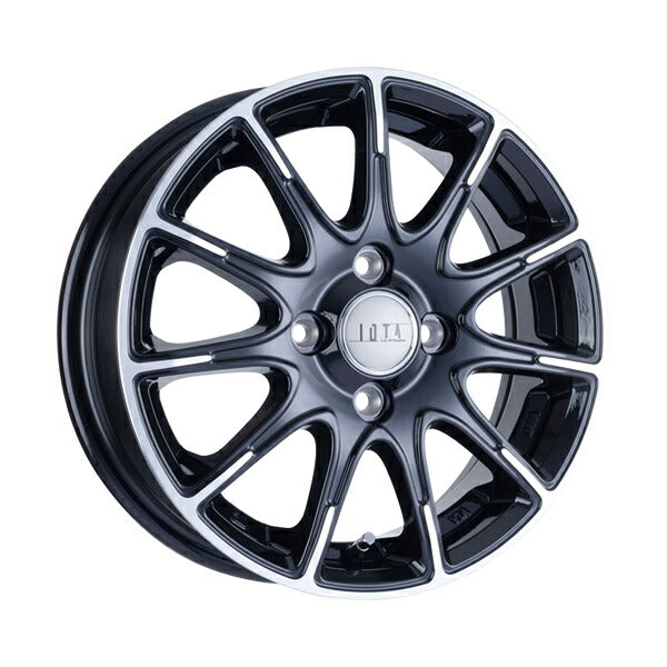 LA STRADA(阿部商会) TIRADO IOTA 【14×4.5J 4-100 INSET45】 スバル ステラ LA150F/LA160F 2014/12〜 LOT445C45BP
