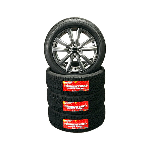 SHIBATIRE スタッドレスタイヤ&ホイールセット 【215/60R16】 SS051-X4