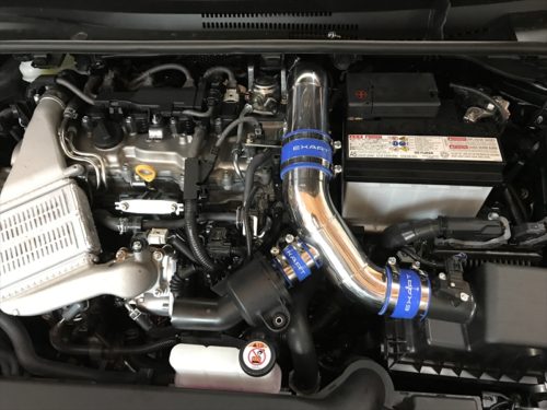 EXART エアインテークスタビライザー カローラツーリング NRE210W 【EA04-TY117-S】 インテークパイプ