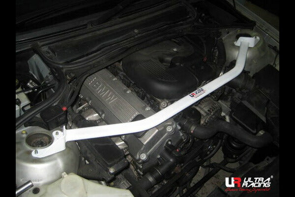ULTRA RACING フロントタワーバー BMW 3シリーズ E46 AL19 1998/07〜2005/02 TW2-176