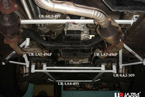 ULTRA RACING ミドルメンバーブレース ニッサン エルグランド E51/NE51 2002/05〜2010/08 ML2-497