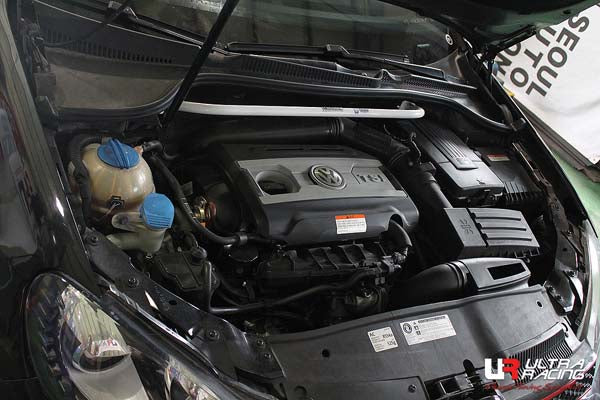 ULTRA RACING フロントタワーバー VOLKSWAGEN ゴルフVI 1KCCZ 2009/04〜2013/05 TW2-1362