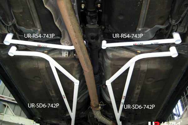 ULTRA RACING リアメンバーサイドブレース スバル インプレッサ GDB 2002/11〜2006/11 RS4-743P