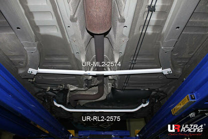 ULTRA RACING ミドルメンバーブレース PEUGEOT 208 A95F01/A9C5F03/A9C5G04/A9CHM01/A9HM01/A9HN01/A9X5G04 2012/11〜 ML2-2574