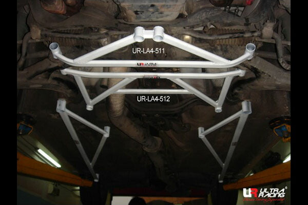 ULTRA RACING フロントメンバーブレース スバル インプレッサ GDB 2002/11〜2006/11 LA4-511