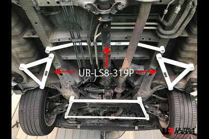 ULTRA RACING フロントメンバーブレース トヨタ アルファード ANH10W/ANH15W/MNH10W/MNH15W 2002/05〜2008/05 LS8-319P