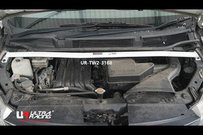ULTRA RACING フロントタワーバー ニッサン セレナ C26/HC26/HFC26 2010/11〜2018/01 TW2-3168
