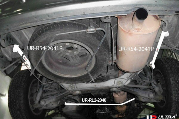 ULTRA RACING リアメンバーサイドブレース トヨタ エスティマ TCR10W/TCR11W 1990/05〜2000/01 RS4-2041P