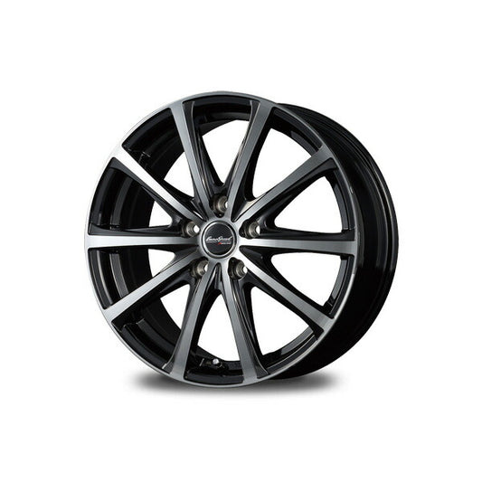 MID(マルカサービス) EuroSpeed/V25 【15×6J 5-114 INSET45 ブラポリ】
