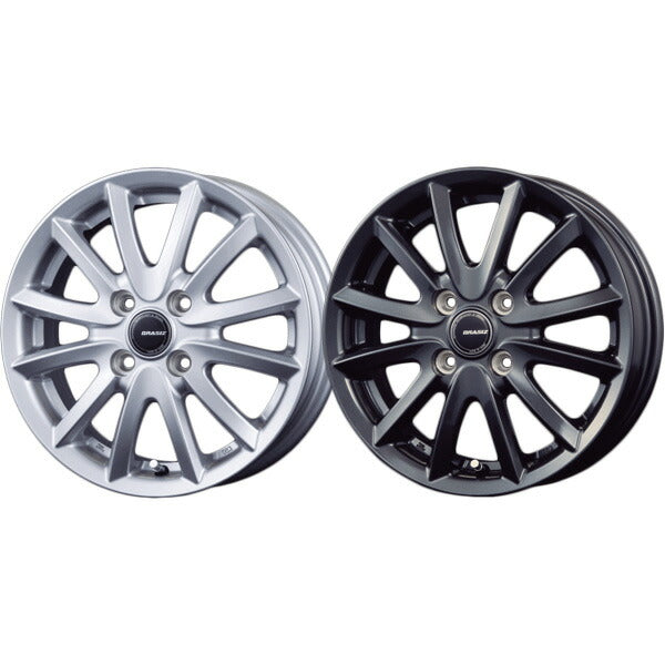 KOSEI QRASIZ/VS6 【15×6.0J 4-100 INSET45】 スズキ クロスビー MN71S 2017/12〜 QRA523S/QRA523G