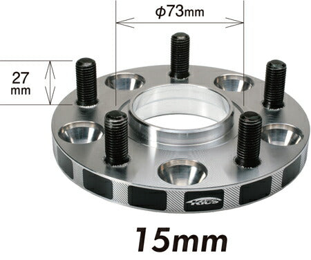KYO-EI WTS HUB UNIT SYSTEM 汎用品 【ネジサイズ:M12×P1.5 5穴 PCD:114.3 ハブ径:67mm 厚み:15mm 外径:145mm ハブ高さ:13mm】 5115W1-67
