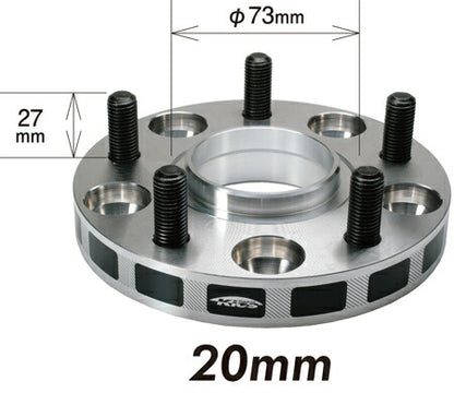 KYO-EI WTS HUB UNIT SYSTEM 汎用品 【ネジサイズ:M12×P1.5 5穴 PCD:100 ハブ径:54mm 厚み:20mm 外径:145mm ハブ高さ:16mm】 5020W1-54