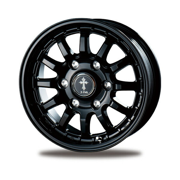 INTER MILANO X-FIELD/α 【15×6J 6-139 INSET33 BK】 トヨタ レジアスエース 200系