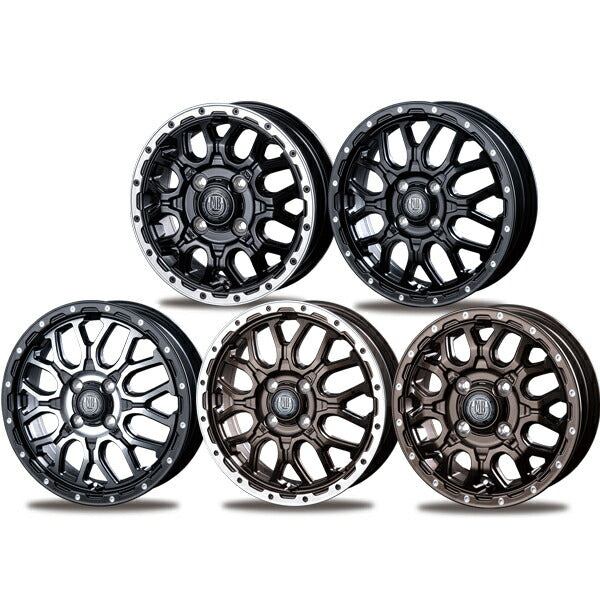 INTER MILANO MUD BAHN/XR-800M 【15×4.5J 4-100 INSET45】 ミツビシ ミラージュ A03A/A05A