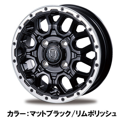 INTER MILANO MUD BAHN/XR-800M 【15×4.5J 4-100 INSET45】 スズキ ソリオ MA系
