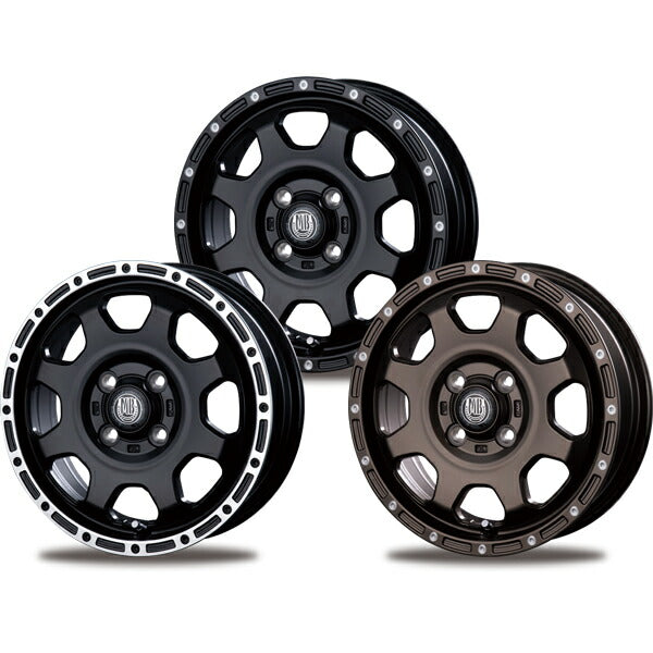 INTER MILANO MUD BAHN/XR-910K 【15×4.5J 4-100 INSET45】 ミツビシ デリカD：2 MB36S/MB46S